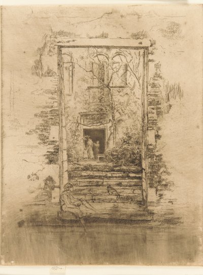 El jardín, 1879-1880 de James Abbott McNeill Whistler