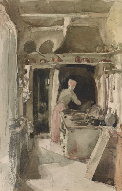La cocina, 1858 de James Abbott McNeill Whistler