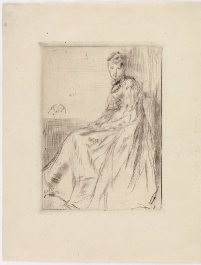 La Carta Maud, sentada de James Abbott McNeill Whistler
