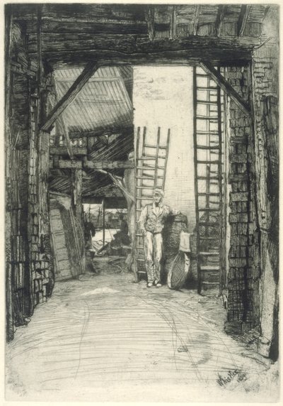 El quemador de cal de James Abbott McNeill Whistler
