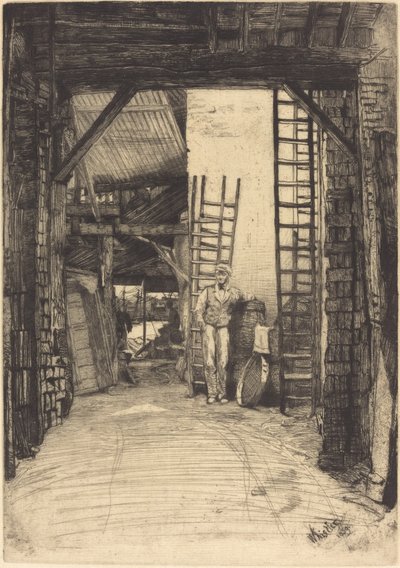 El quemador de cal, 1859 de James Abbott McNeill Whistler