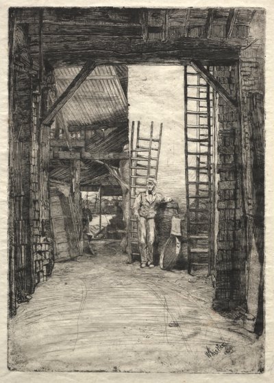 El quemador de cal de James Abbott McNeill Whistler