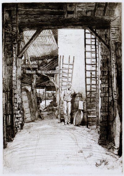El Quemador de Cal de James Abbott McNeill Whistler