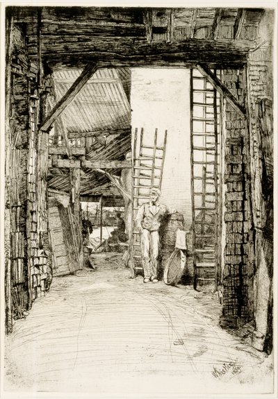 El quemador de cal, 1859 de James Abbott McNeill Whistler