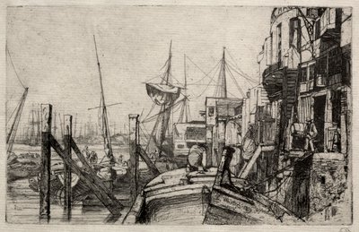 El Limehouse, 1871 de James Abbott McNeill Whistler