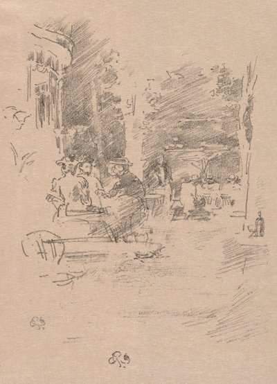 El pequeño café en el bosque, 1894 de James Abbott McNeill Whistler