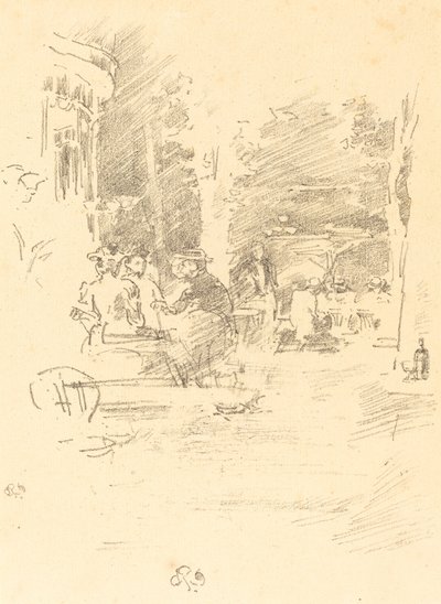 El pequeño café au Bois de James Abbott McNeill Whistler