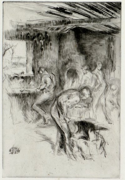 La pequeña fragua de James Abbott McNeill Whistler