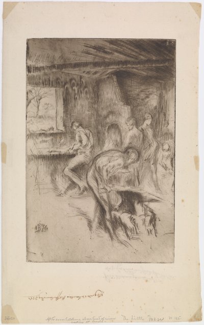 La pequeña fragua, Liverpool, 1875 de James Abbott McNeill Whistler