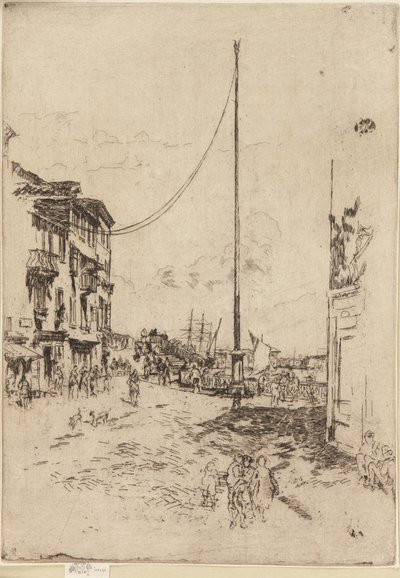 El pequeño mástil de James Abbott McNeill Whistler