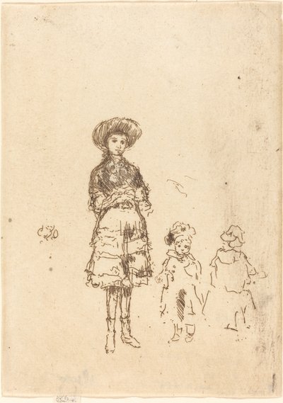 La pequeña enfermera, c. 1886-1888 de James Abbott McNeill Whistler