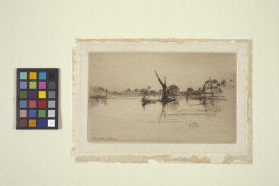 El pequeño Putney, nº 2 (aguafuerte) de James Abbott McNeill Whistler