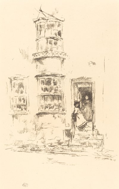 Los Pequeños Pasos, Lyme Regis, 1895-1896 de James Abbott McNeill Whistler
