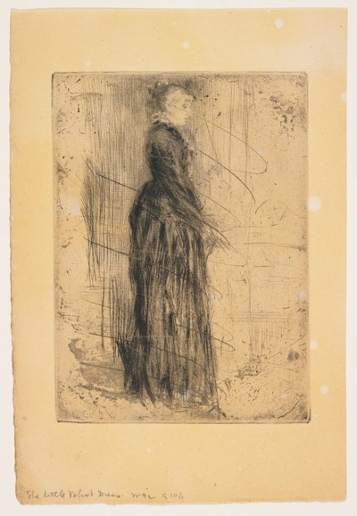 Das kleine Samtkleid de James Abbott McNeill Whistler