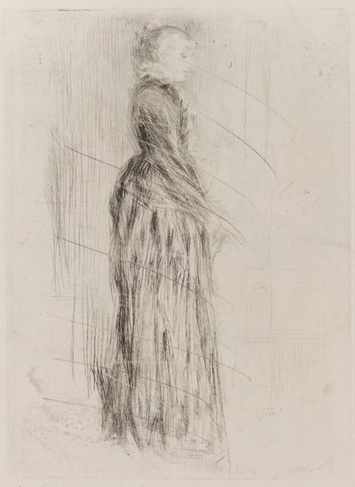 El pequeño vestido de terciopelo, 1873 de James Abbott McNeill Whistler