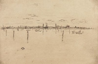 La Pequeña Venecia, 1879-1880 de James Abbott McNeill Whistler
