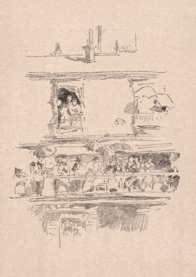 El Largo Balcón, 1894 de James Abbott McNeill Whistler