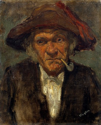 El hombre con la pipa de James Abbott McNeill Whistler