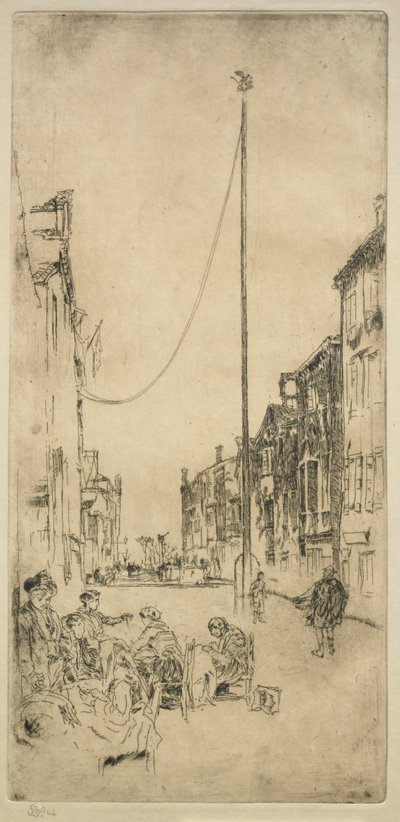 El mástil de James Abbott McNeill Whistler