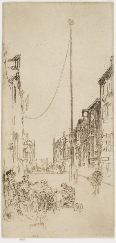 El Mástil de James Abbott McNeill Whistler