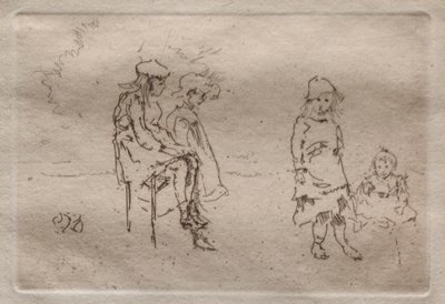 Los niños Menpes de James Abbott McNeill Whistler