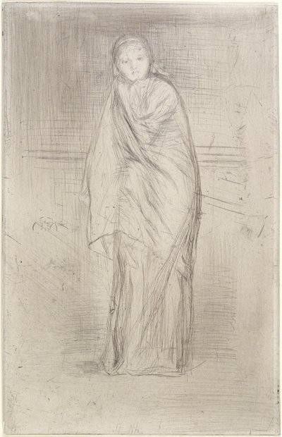 El modelo descansando, 1870 de James Abbott McNeill Whistler