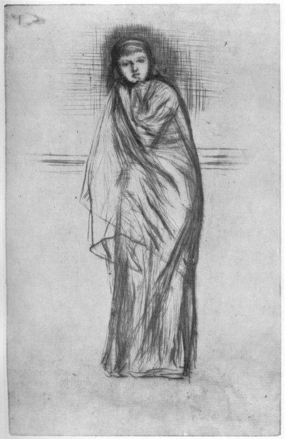 El modelo descansando, siglo XIX, 1904 de James Abbott McNeill Whistler