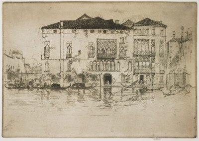 Los palacios de la primera serie veneciana de James Abbott McNeill Whistler