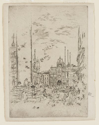 La Piazzetta de James Abbott McNeill Whistler