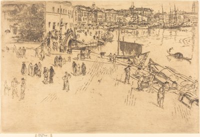 La Riva, No.I, 1879-1880 de James Abbott McNeill Whistler