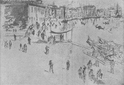 La Riva, Número Dos, c1880, 1904 de James Abbott McNeill Whistler