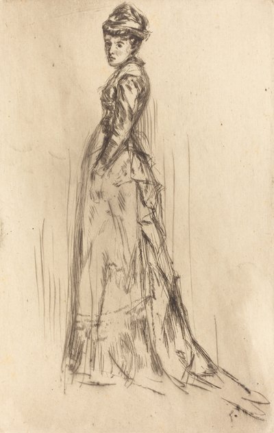 El vestido de seda, c. 1873 de James Abbott McNeill Whistler
