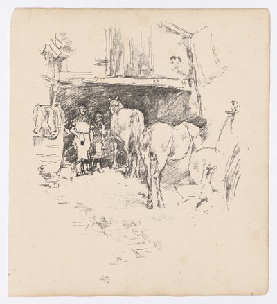 El patio de los Smith de James Abbott McNeill Whistler