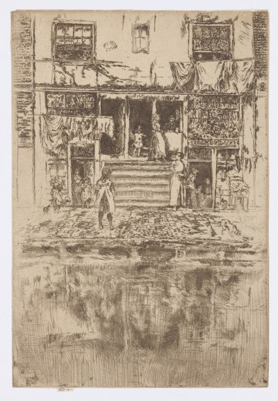 The Steps, Ámsterdam de James Abbott McNeill Whistler