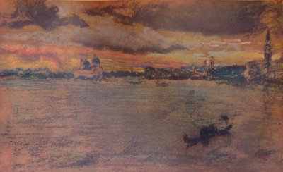 La tormenta, atardecer de James Abbott McNeill Whistler