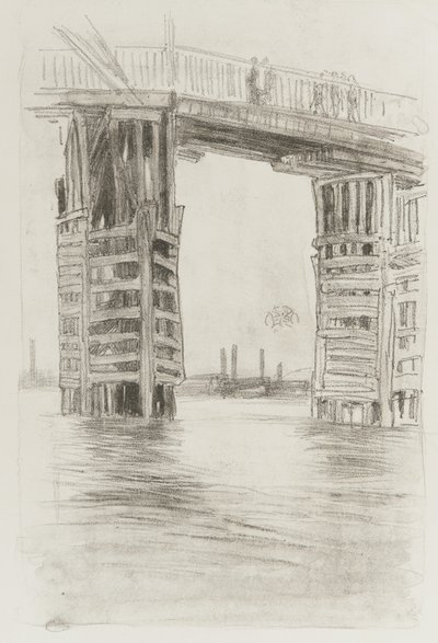 El puente alto, 1878 de James Abbott McNeill Whistler