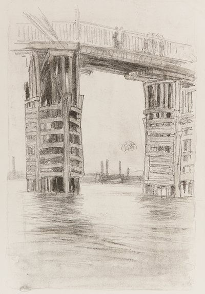 El puente alto, 1878 de James Abbott McNeill Whistler