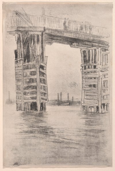 El puente alto, 1878 de James Abbott McNeill Whistler