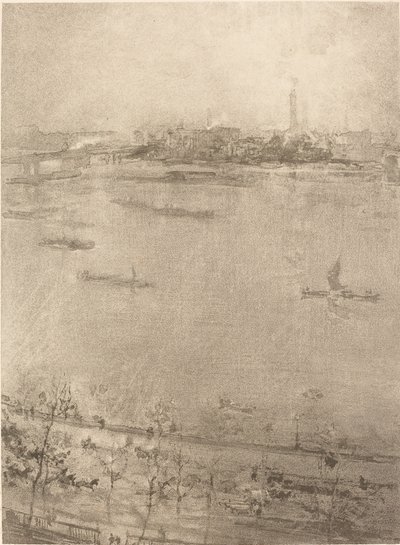 El Támesis, 1896 de James Abbott McNeill Whistler