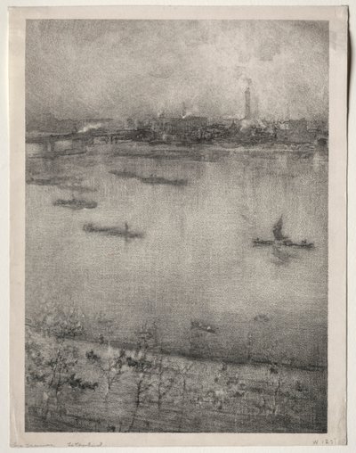 El Támesis, 1896 de James Abbott McNeill Whistler