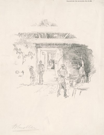 El herrero de neumáticos, 1890 de James Abbott McNeill Whistler