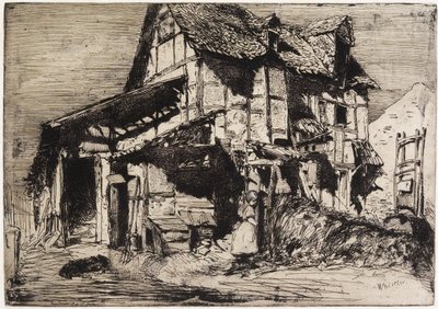 El inmueble inseguro de "Doce grabados de la naturaleza" de James Abbott McNeill Whistler