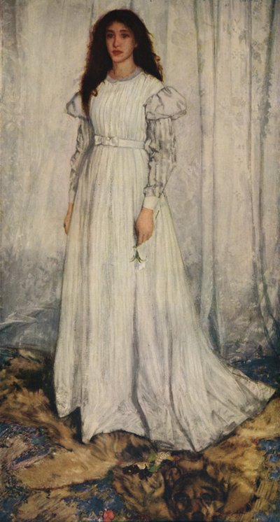 La chica blanca, 1862 de James Abbott McNeill Whistler