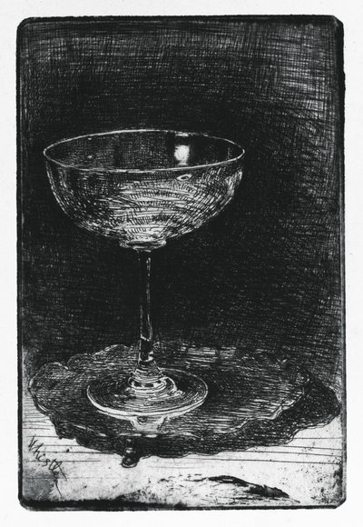 La copa de vino de James Abbott McNeill Whistler