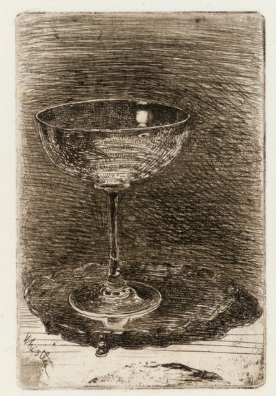 La copa de vino, 1858 de James Abbott McNeill Whistler