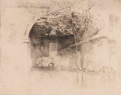 Traghetto, 1879-1880 de James Abbott McNeill Whistler
