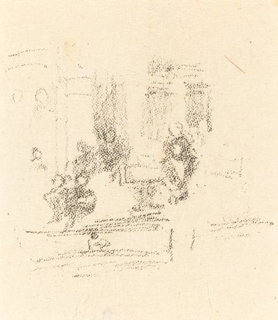 Boceto de Prueba: Un Interior, c. 1891 de James Abbott McNeill Whistler