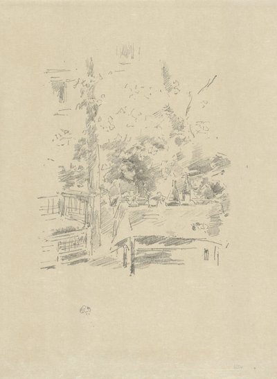 Mano a mano en el jardín de James Abbott McNeill Whistler