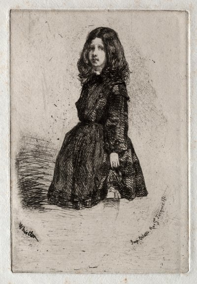 Doce grabados de la naturaleza: Annie, 1858 de James Abbott McNeill Whistler