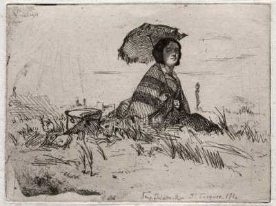 Doce Aguafuertes de la Naturaleza: En Plein Soleil, 1858 de James Abbott McNeill Whistler